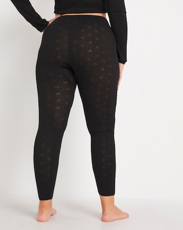 Pretty Secrets Black Thermal Legging