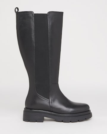 Majesty Leather Chelsea Boots - Extra Wide Fit (EEE) & Super Curvy Calf