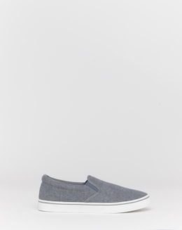 Basic Lace Up Canvas Pump Wide Fit