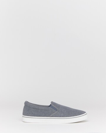 Basic Lace Up Canvas Pump Wide Fit