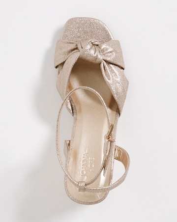 Joanna Hope Knotted Vamp Wedge Sandal - Wide Fit (E)