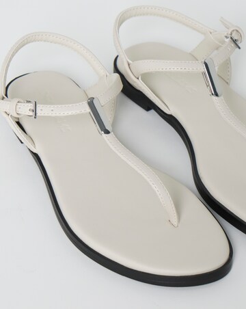 Rocky T Bar Hardware Detail Flat Sandals - Extra Wide Fit (EEE)