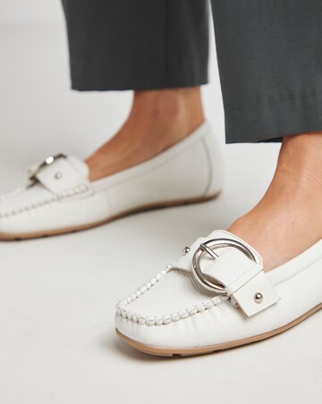 Galore Leather Driving Moccasin - Wide Fit (E)