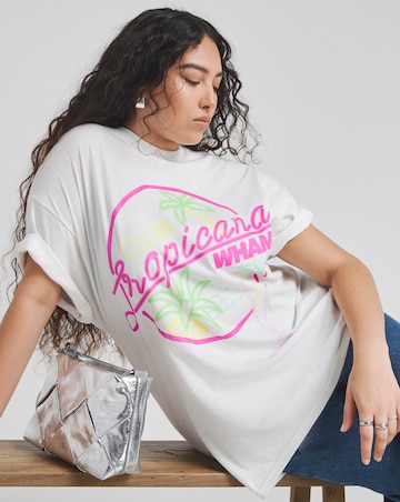 White Wham Club Tropicana License T-Shirt