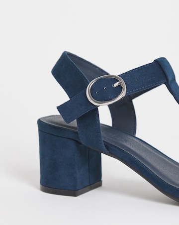 Jamie T Bar Heeled Sandals - Extra Wide Fit (EEE)