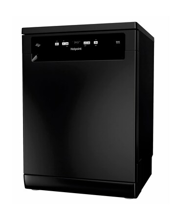 Hotpoint HFC3C26WCBUK Full Size Dishwasher - 14 Place Settings - Black