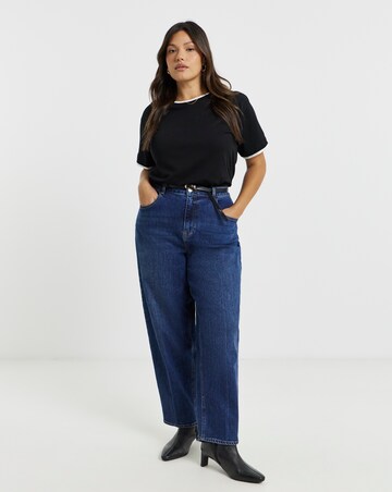 Black & White Double Layer T-Shirt