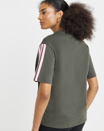 adidas 3 Stripes Boyfriend T-Shirt