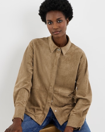 Suedette Long Sleeve Shirt