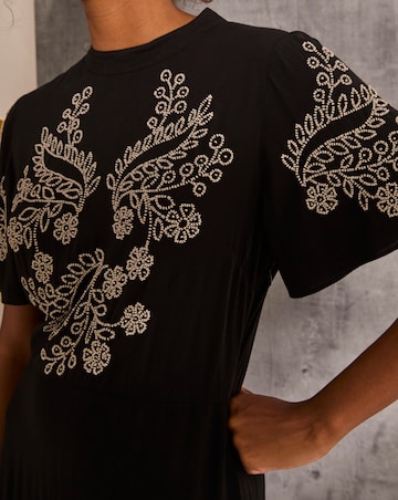 FatFace Margot Beaded Maxi Dress