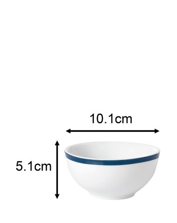 Waterside Blue Bistro 80 Piece Dinner Set