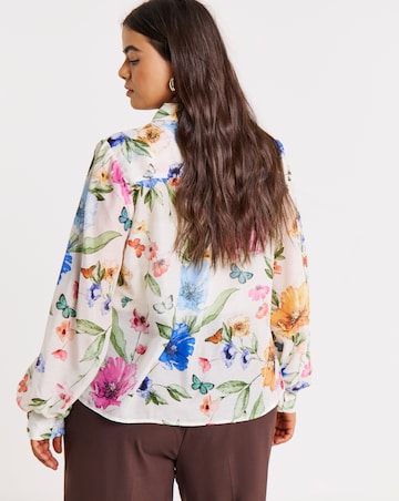Joanna Hope Floral Printed Shirt