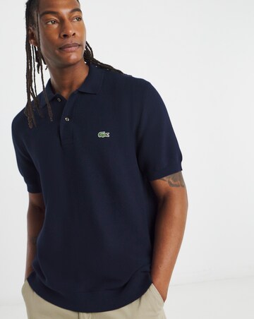 Lacoste Short Sleeve Knitted Polo - Navy