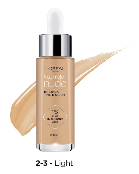 L'Oreal True Match Nude Plumping Tinted Serum Shade 2-3 Light