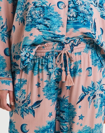 Figleaves Printed Viscose Pyjama Set