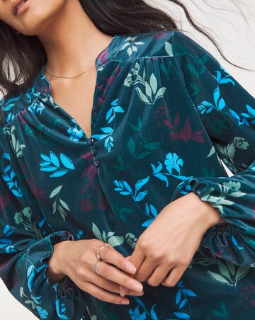 Julipa Printed Velour Blouse