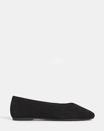 Alyssa Classic Suede Ballerinas - Extra Wide Fit (EEE)
