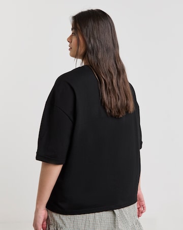 Native Youth Corchet Panel T-shirt