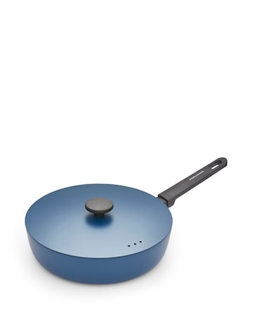 Morphy Richards Non-Stick 28cm Blue Saute Pan