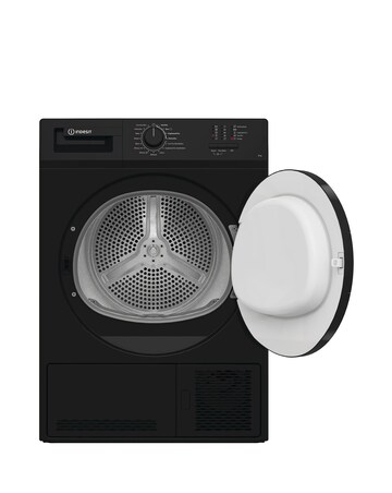 Indesit C YD C82 BBGL UK Condenser Tumble Dryer 8kg Black + Install
