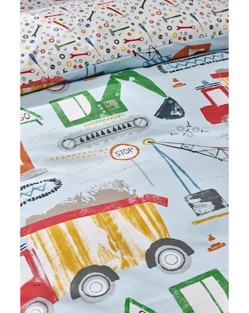 Catherine Lansfield Kids Digger Dreams Duvet Cover Set