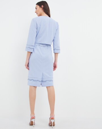 Joanna Hope Scallop Dress & Jacket