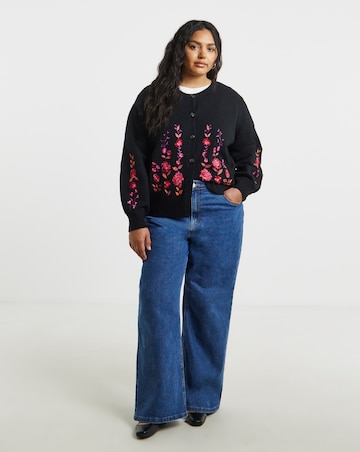 Lovedrobe Embroidered Cardigan