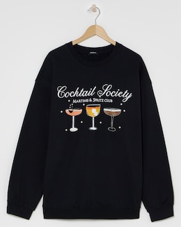 Black Cocktail Society Pearl Sweatshirt