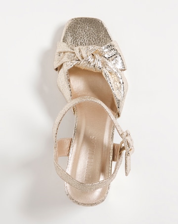 Missy Knotted Vamp Platform Sandal - Extra Wide Fit (EEE)