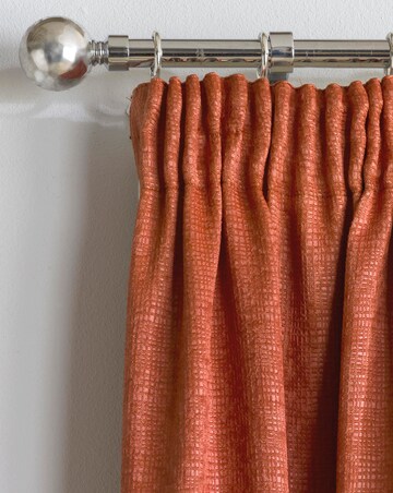 Matrix Light Filtering Textured Embossed Pencil Pleat Thermal Curtain