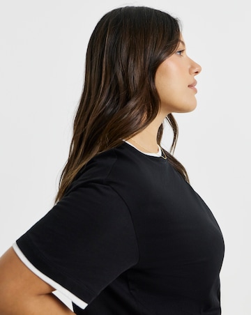 Black & White Double Layer T-Shirt