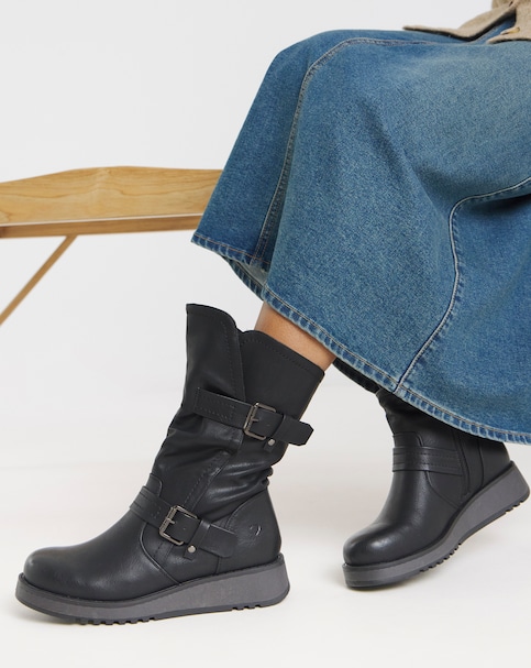 Heavenly Feet Hannah Boots Wide Fit