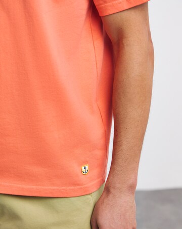 Armor Lux Classic Crew Neck T-Shirt - Coral