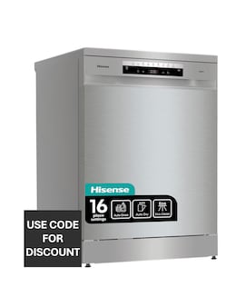 Hisense HS693C60XADUK 16 Place Dishwasher - Silver