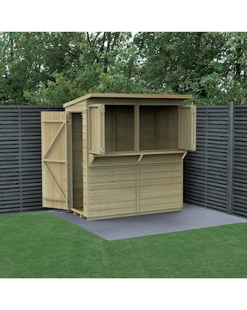 Forest Pressure Treated Shiplap 6x3 Pent Garden Bar (Home Delivery)