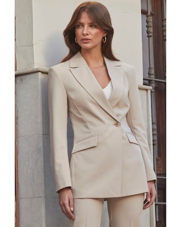 Sosandar Side Fasten Blazer