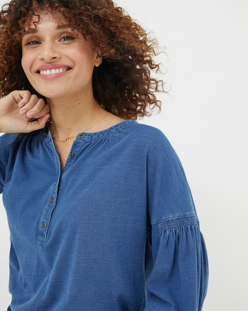 FatFace Keira Indigo Top