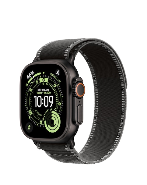Apple Watch Ultra 3 GPS + Cellular 49mm Black/Charcoal Trail Loop - S/M