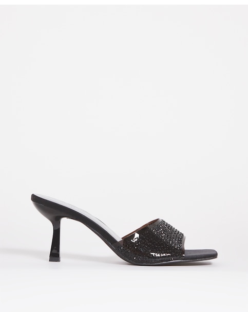 Joanna Hope Diamante Mule Sandal - Extra Wide Fit (EEE)