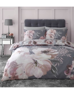 Catherine Lansfield Dramatic Floral Duvet Cover Set