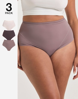 MAGISCULPT (3 Pack) Light Control Tummy Shaper Knickers