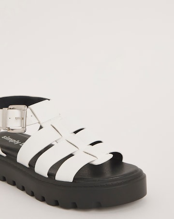 Courtney Chunky Fisherman Sandals Wide E Fit Simply Comfort