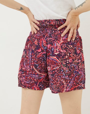 Fatface Paisley Shirred Shorts