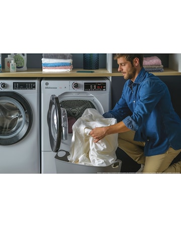 Hoover H-Dry 350 HRE H10N2TBE-80 10kg Heat Pump Dryer - White