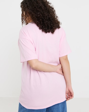 Simply Be Pink Cooler Cocktail Graphic T-Shirt