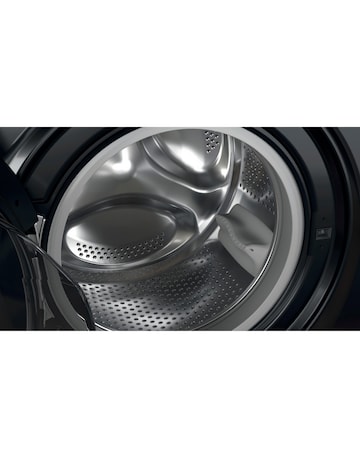 Hotpoint Anti-Stain NSWM 846 BS UK 8kg 1400rpm Washing Machine Black + Install