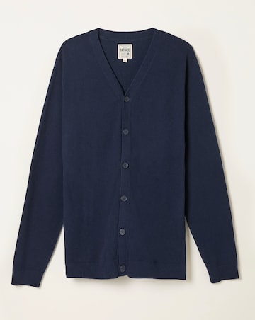 FatFace Rye Knitted Cardigan (Regular & Tall) - Navy
