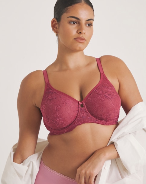 Triumph Amourette Charm Minimiser Wired Bra Wine