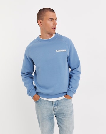 Napapijri Back Graphic Sweatshirt - Blue