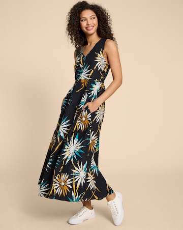 White Stuff Gigi Linen Blend Maxi Dress